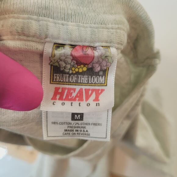 Mom T Shirt VTG 90s Womens M Single Stitch USA Made FOTL Flawed Stained - Picture 6 of 7